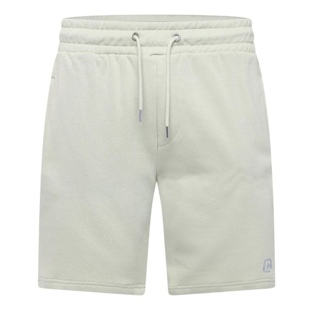 Crosshatch Mens Branton Sweat Shorts / Light Olive